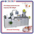 Automatic flat lollipop wrapping machine